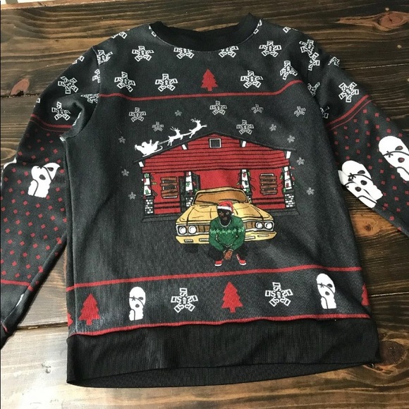 Local Trap Star Ugly Sweater Chrome L - Picture 2 of 4